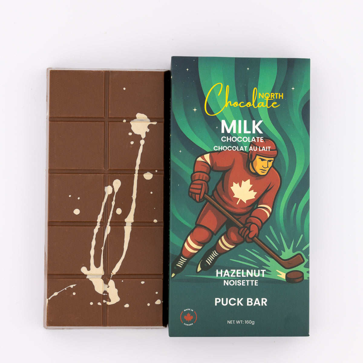 Puck Bar - Milk Chocolate Hazelnut