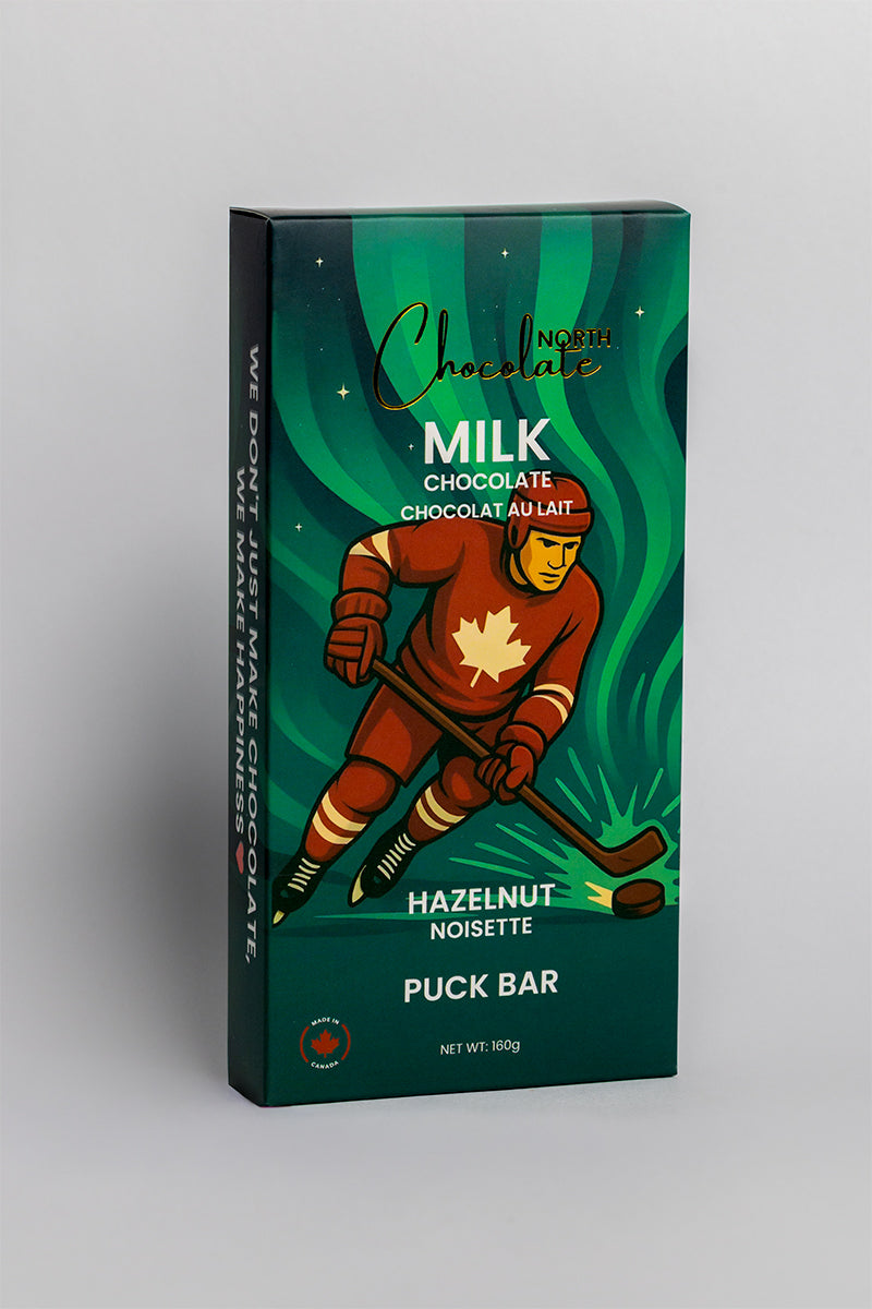 Puck Bar - Milk Chocolate Hazelnut